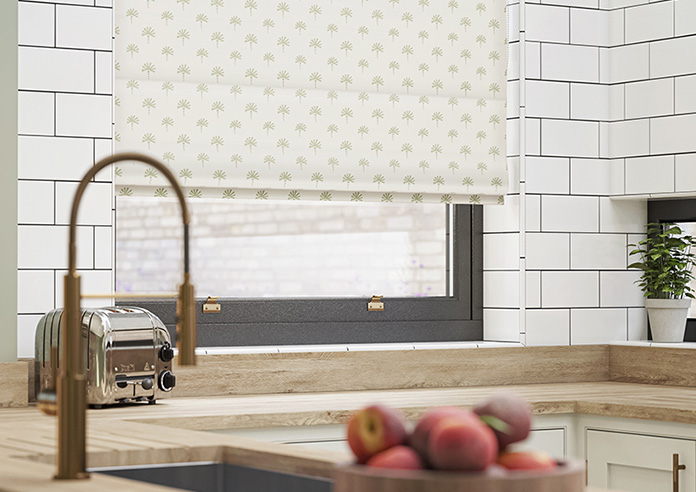 Hanalei, Green Tea - Roman Blind - Image 5